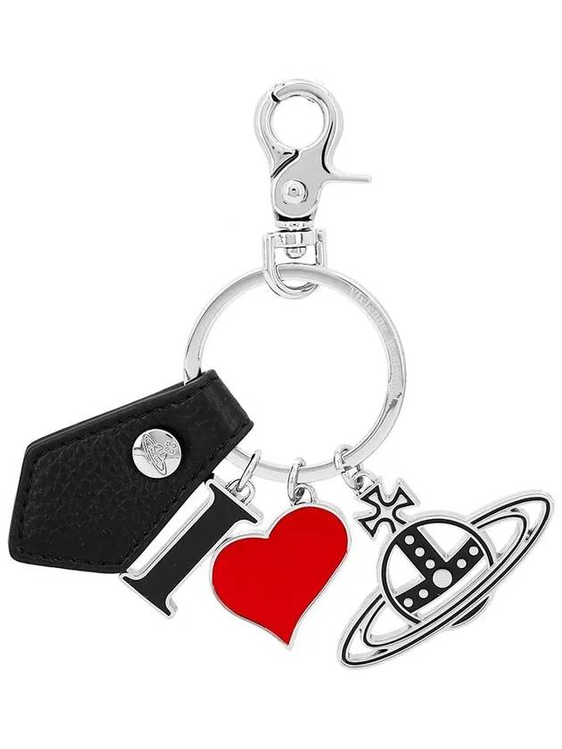 비비안웨스트우드 8203011EU S000D N403 비건 바이오그린 그레인 I love ORB 키링