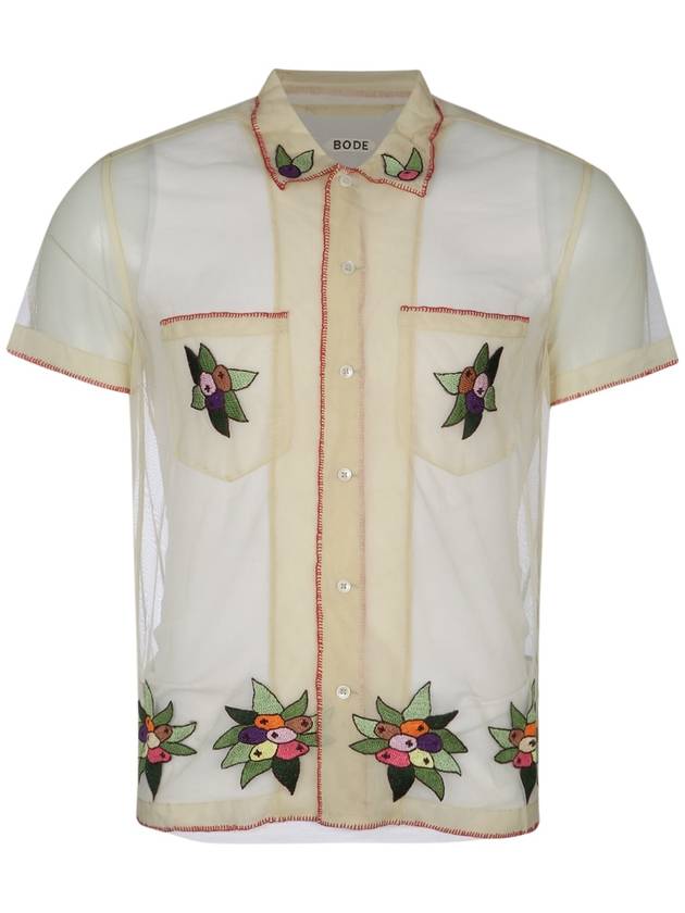 24SS Bode CAMICIA MRS24SH048 화이트 멀티