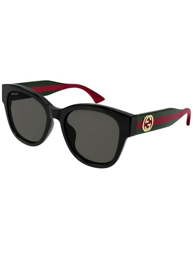 구찌 아이웨어 인터로킹 G 로고 선글라스 블랙