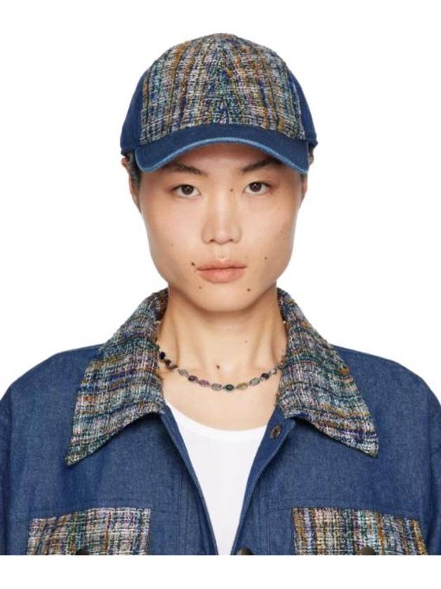 안나수이 블루 데님 볼캡 DENIM