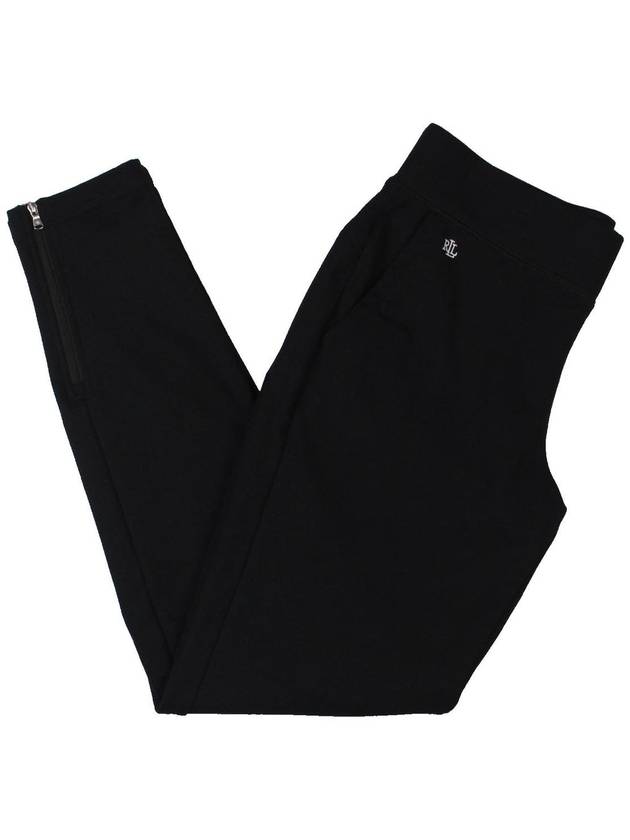 Ashelay 여성용 로고 더블 지퍼 앵클 팬츠 Ashelay Womens Logo Double Zipper Ankle Pants
