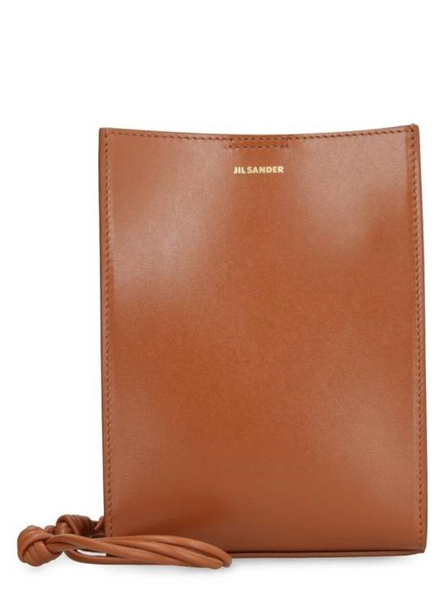 질샌더 탱글 스무스 레더 스몰 크로스 백 체리 우드