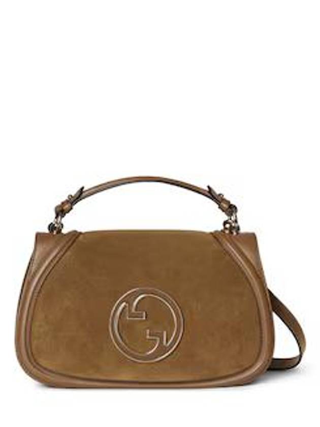 구찌 블론디 미디엄 토트 백 브라운