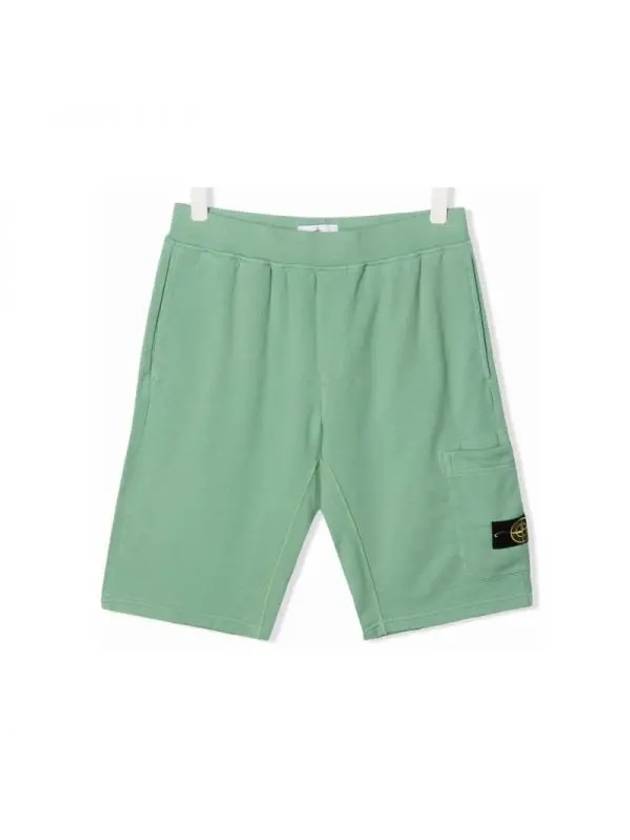 STONE ISLAND 스톤아일랜드 키즈 와펜 트레이닝 숏팬츠 761661840 V0052