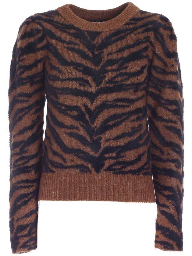 Dkny Striped sweater in brown and black
