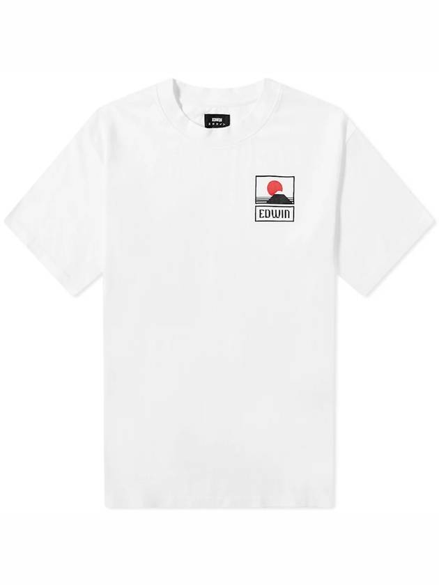 NB15 에드윈 남성 티셔츠 Edwin Sunset on Mt Fuji T Shirt I025881 0267