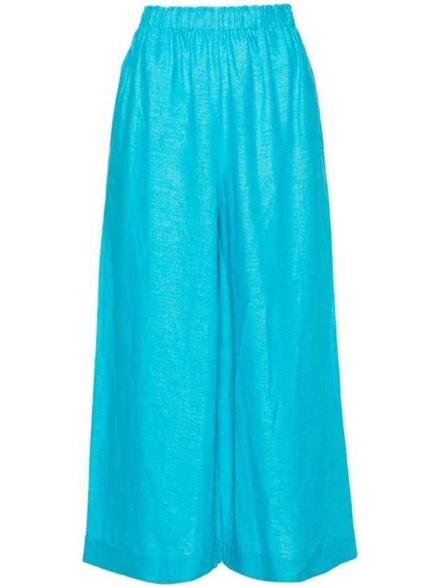 24SS 다니엘라 그레지스 스트레이트 팬츠 P7F I248 1.27 TURQUOISE