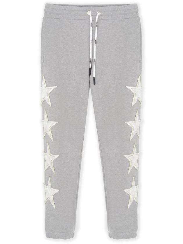 Palm Angels 스타 패치 드로스트링 조거 팬츠