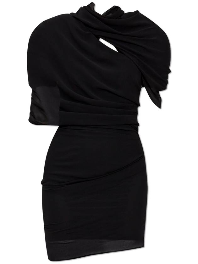Jacquemus Dress With Shoulder Pads Women's Black