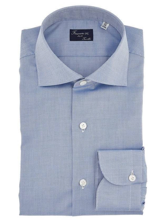 FINAMORE 'Milano' ALUMO cotton shirt