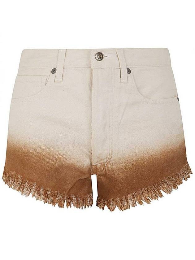 Alanui Bright hues denim shorts