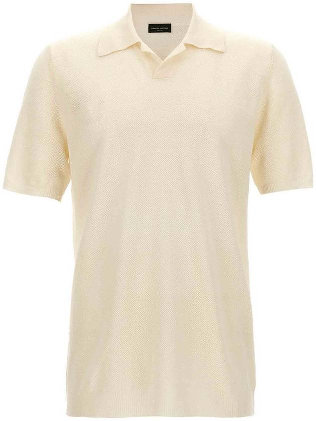 Roberto Collina Openwork Polo Shirt