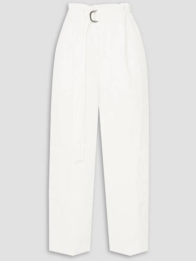 NB07 베이식 여성 팬츠 Space For Giants belted linen tapered pants