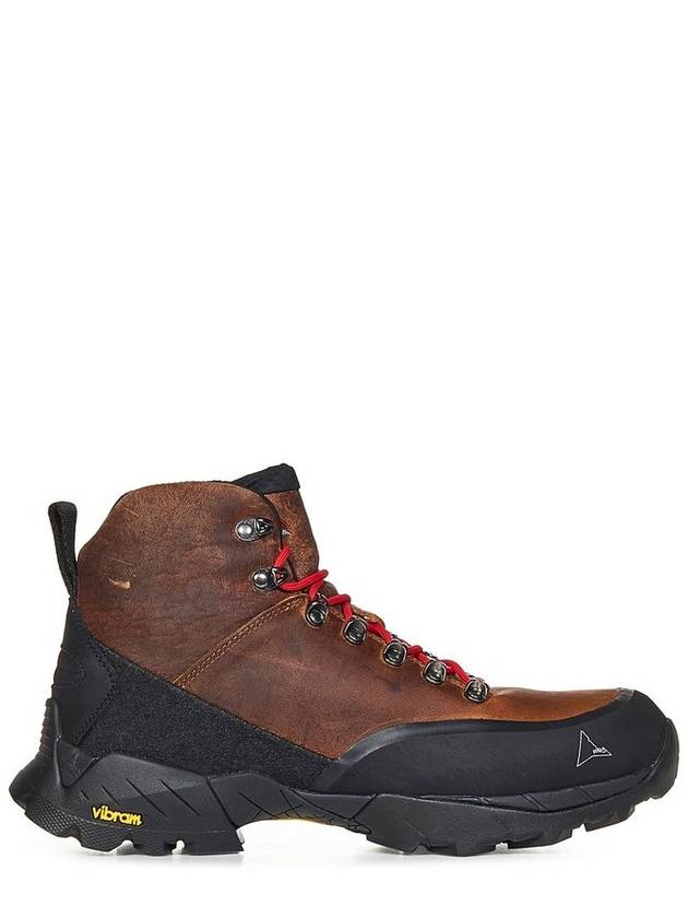 로아 라운드 토 레이스업 부츠