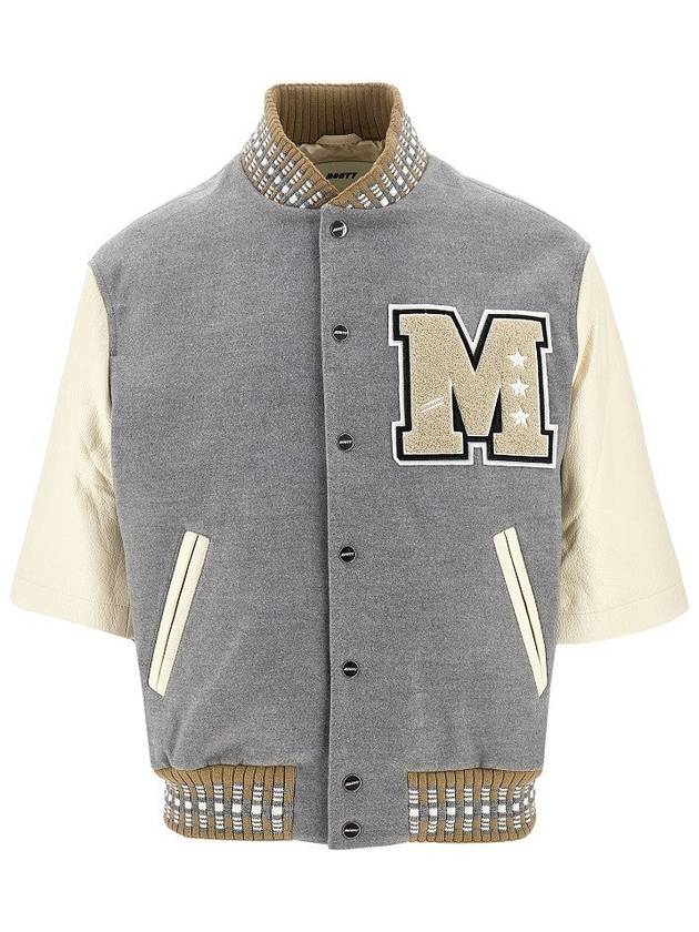 MOUTY Short-sleeved Varsity Jacket