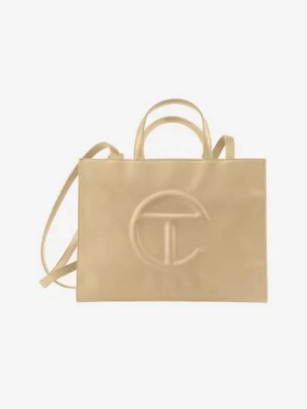 텔파 미디움 크림 Telfar Medium Shopping Bag Cream