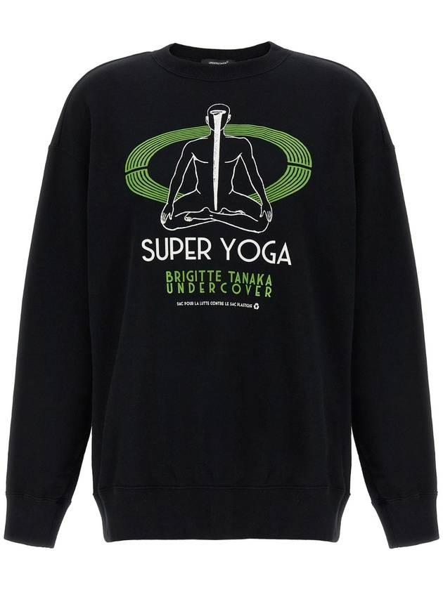 UNDERCOVER 프린트 스웨트셔츠 UC2D18942BLACK