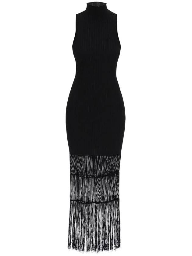 Khaite Zare 하이넥 니트 미디 드레스 9557429K429_200