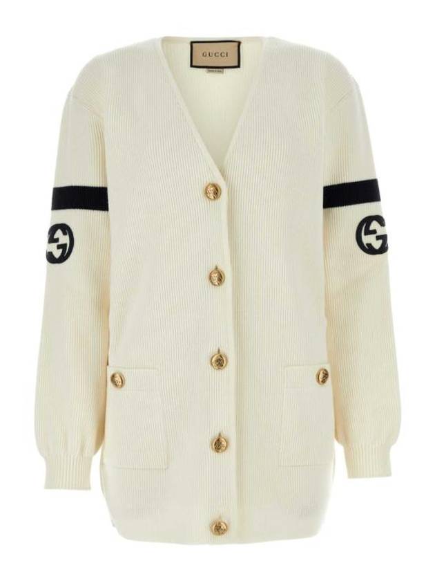 24SS 구찌 스웨터 773122XKDWO 9209 White