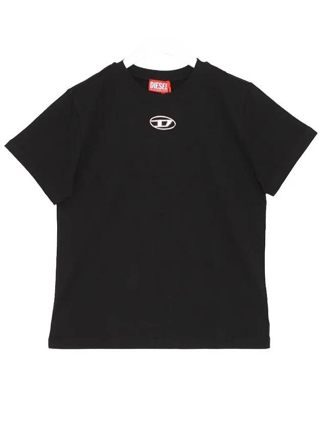 디젤 25SS D메탈릭 로고 OD 반팔 티셔츠 A16841 0CLBR 9XX