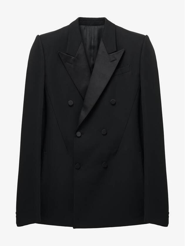 알렉산더 맥퀸 더블 브레스티드 턱시도 재킷 814723QVAAA1000