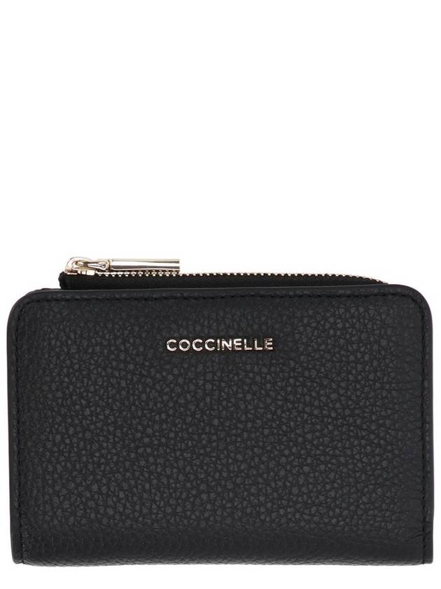 Coccinelle 로고 레터링 지퍼 지갑
