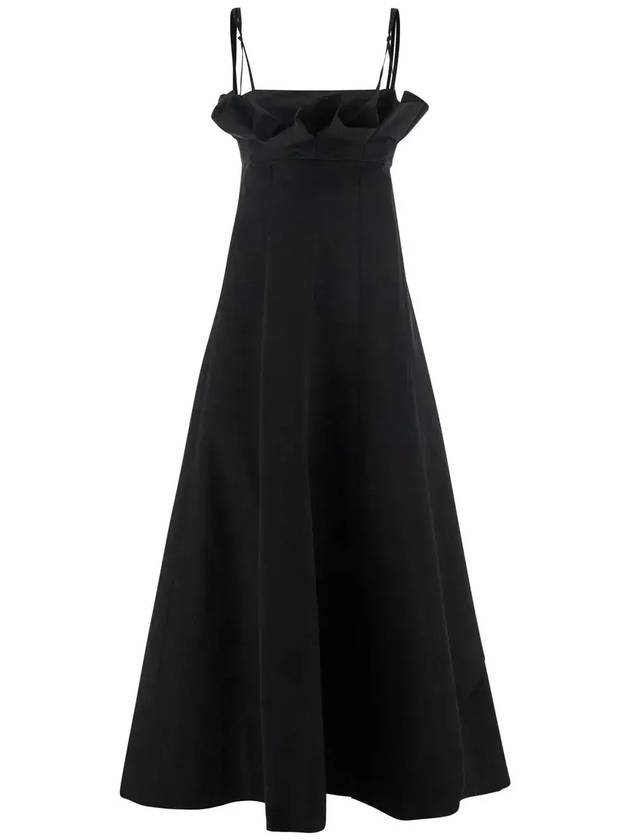 Philosophy Di Lorenzo Serafini 러플 디테일 플레어 미디 드레스 A04050739_0555