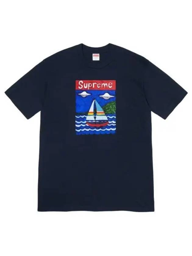 슈프림 세일보트 티셔츠 네이비 20SS Supreme Sailboat T Shirt Navy 20SS