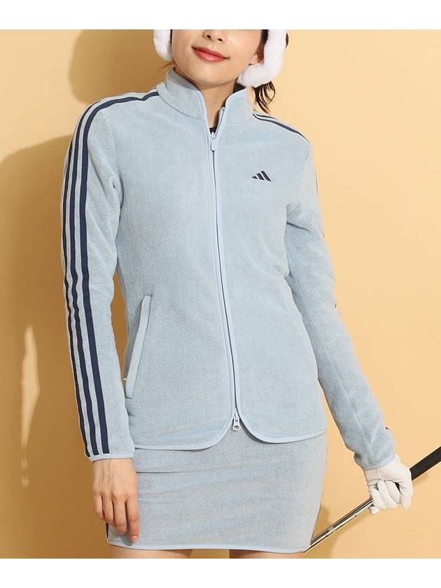 23FW 아디다스 3s 여성후리스 트레이닝 상하세트 뽀글이집업 테리치마