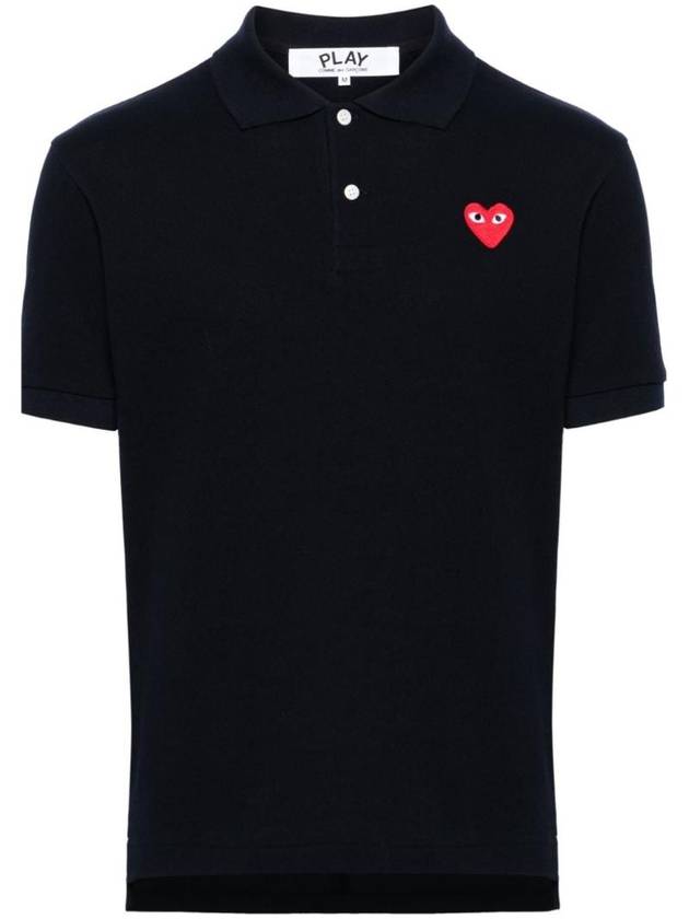 꼼데가르송 남성 RED HEART COTTON POLO 셔츠 AXT0062
