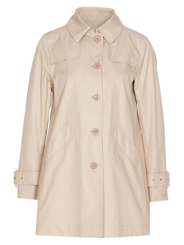 Herno 긴팔 버튼 트렌치코트