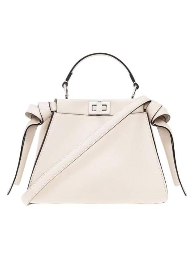 펜디 피카부 미니 토트백 라이트 베이지