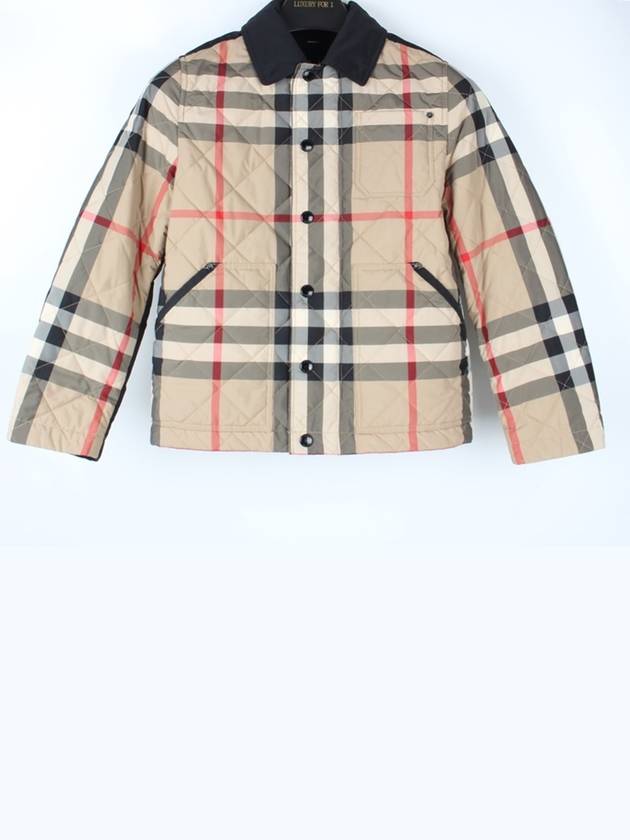 버버리 키즈 퀄팅 패딩 10Y