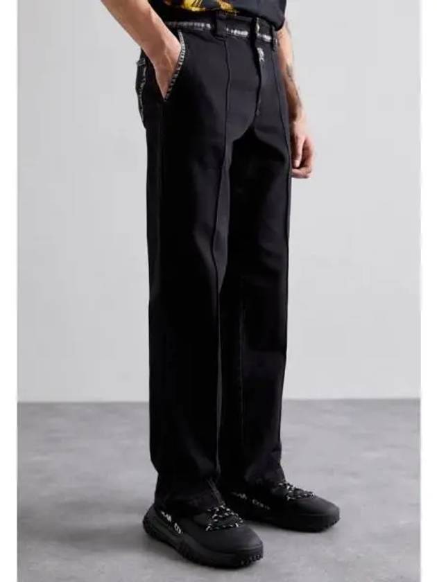 베르사체 진 쿠튀르 YORK 스트레이트 레그 jeans 블랙 572105