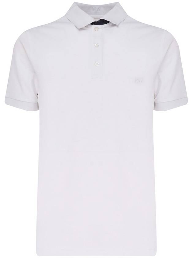 Fay Slim Fit White Polo
