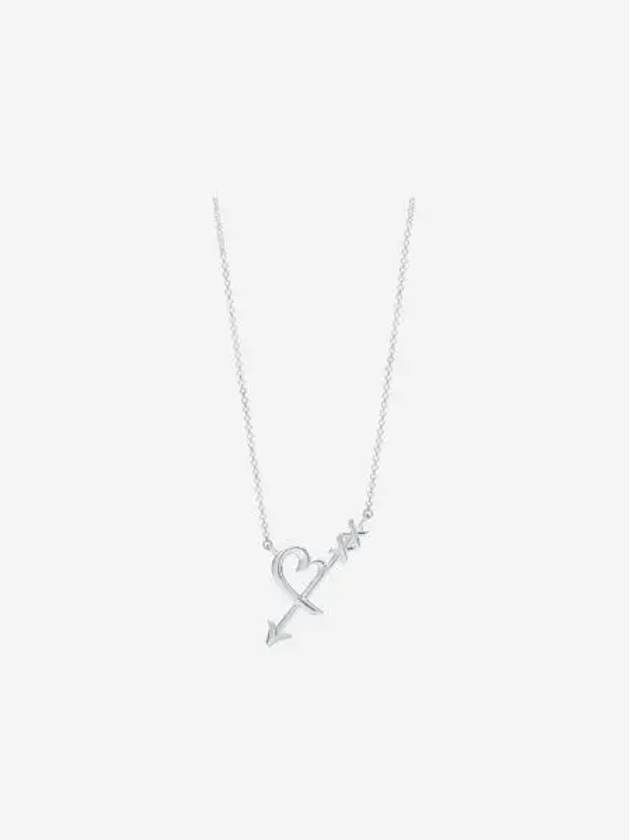 티파니 앤 코 팔로마 그래피티 하트 앤 애로우 펜던트 스털링 실버 Tiffany & Co. Paloma's Graffiti Heart & Arrow Pendant Sterling Silver