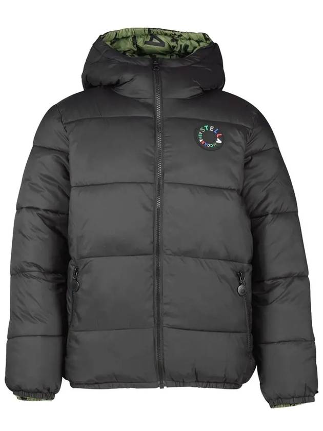 23FW 키즈 로고 패턴 리버서블 패딩 TT2Q77 Z0536 930