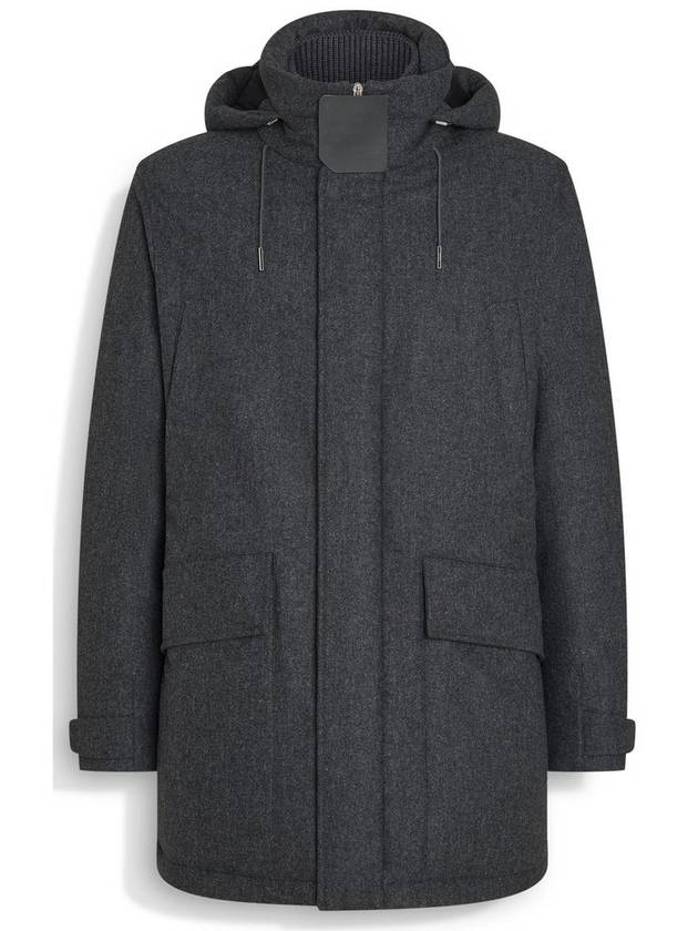 제냐 후드 다운 파카