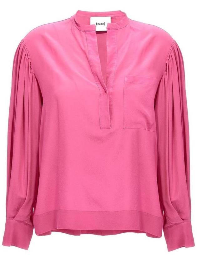 NUDE 실크 블로셔츠 1103510519