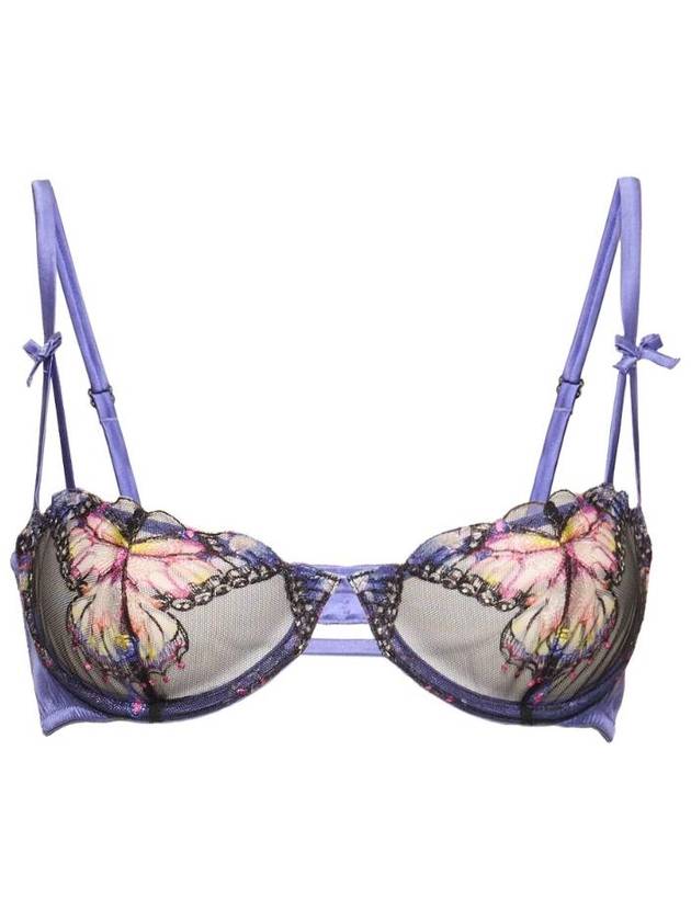 NB01 후르르두말 여성 속옷 Butterfly embroidered balconette bra 80I SR4001