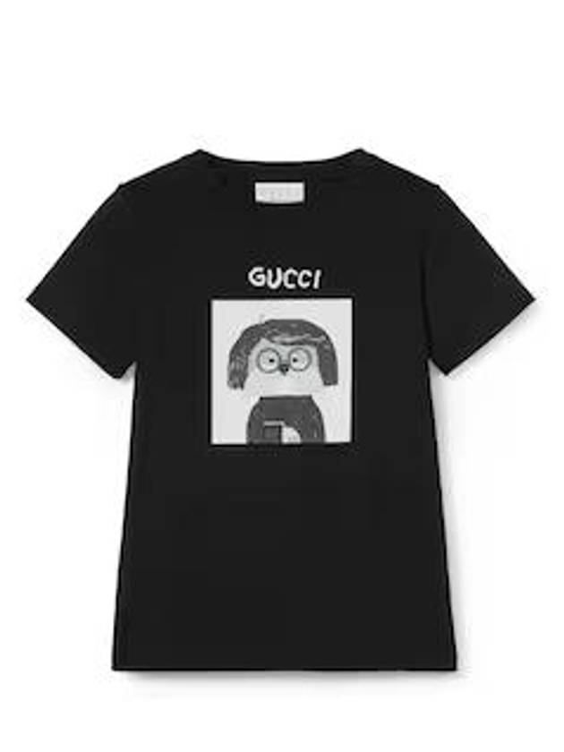 구찌 어린이 프린트 코튼 티셔츠 547559XJGVL1152