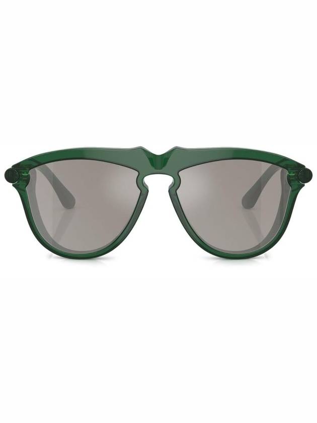 버버리 BE4417U 파일럿 선글라스 green_light_grey_mirror_silver