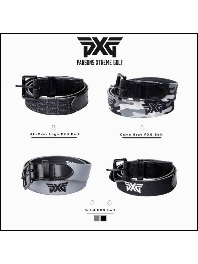 PXG골프 남성 골프 벨트 3종 허리띠 2023FW Golf Belt
