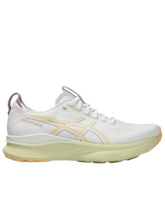 아식스 젤 카야노 32 화이트 오렌지 글로우 4E 엑스트라 와이드 1011C054 101