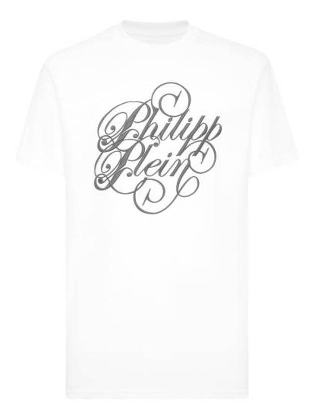 25SS 필립 플레인 반팔 티셔츠 MTK8223 PJY002N 01