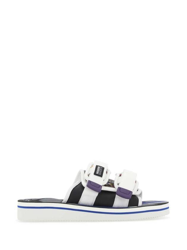 SUICOKE OG056MNS VAR2 멀티컬러 패브릭 Moto Cab 슬리퍼