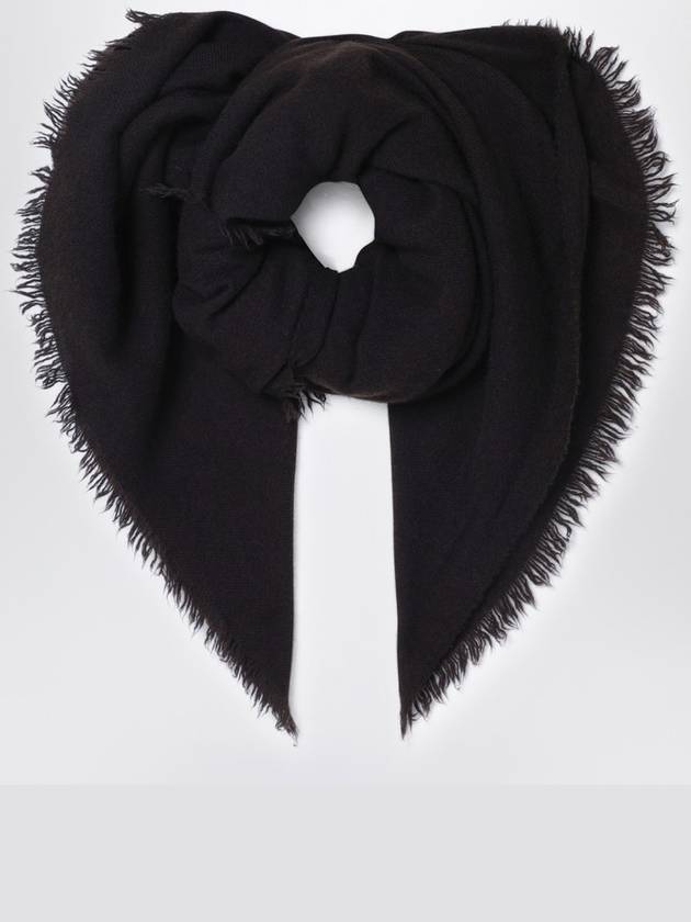 Destin Ebony brown cashmere scarf