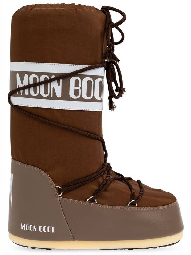 Moon Boot 아이콘 로고 프린트 레이스업 부츠