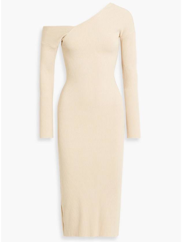 NB07 THE RANGE 여성 원피스 One shoulder ribbed jersey midi dress 1647597290918693