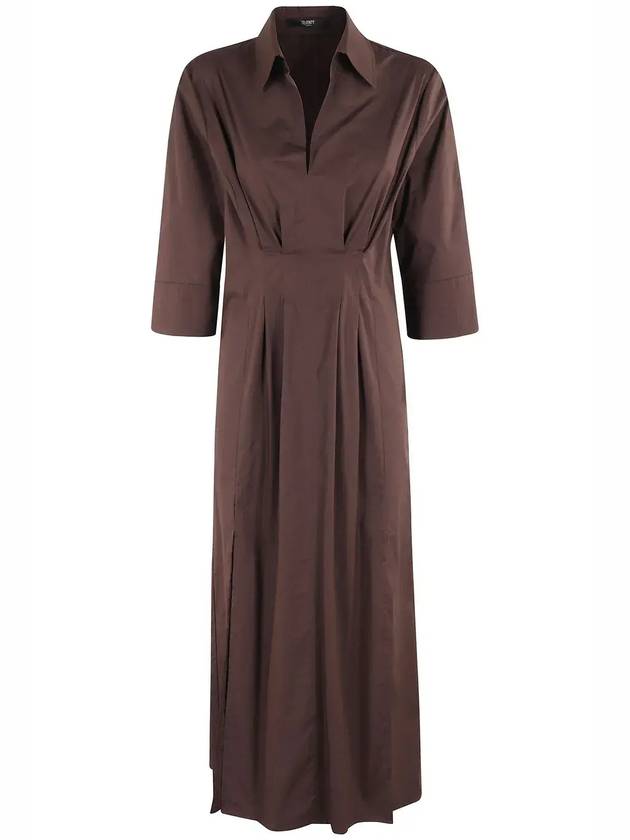 세븐티 스트레치 팝린 롱 드레스 AB151270220654_244